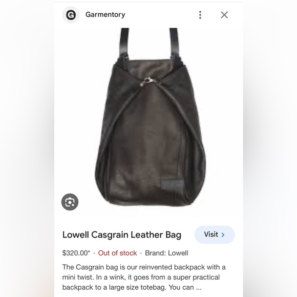 Lowell MTL caisgrain bucket bag slow fashion - Picture 3 of 7